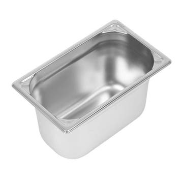 GN-Bak | RVS | 1/4 GN | Hoogte 150mm | 265x162x150(h)mm, Articles professionnels, Verzenden