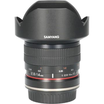 Tweedehands Samyang 14mm f/2.8 ED AS IF UMC Canon AE CM6775, Audio, Tv en Foto, Ophalen of Verzenden, Gebruikt, Overige typen