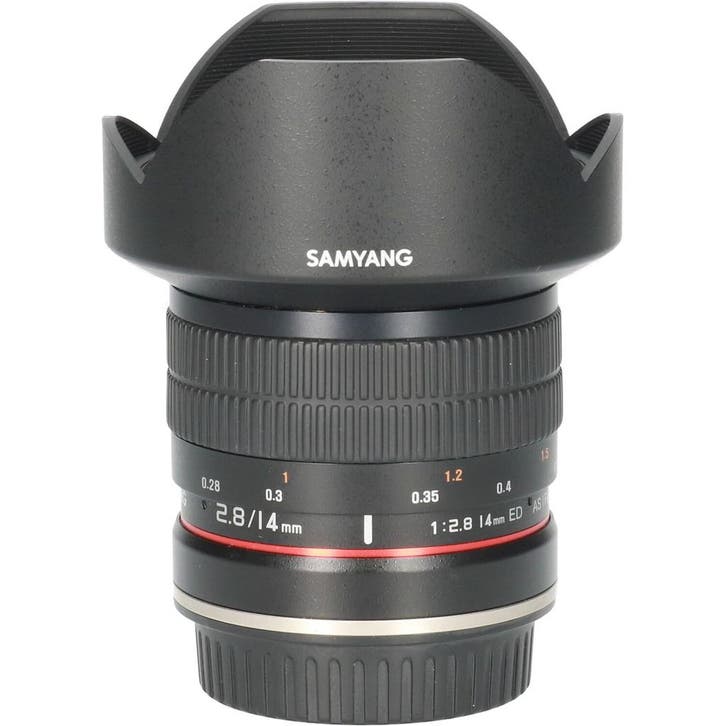 Tweedehands Samyang 14mm f/2.8 ED AS IF UMC Canon AE CM6775, Audio, Tv en Foto, Foto | Lenzen en Objectieven, Overige typen, Gebruikt