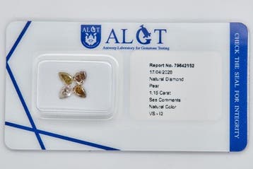 Zonder minimumprijs - 4 pcs Diamant (Natuurlijk) - 1.15 ct -, Nieuw