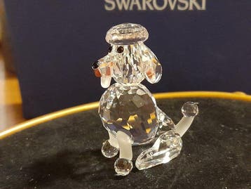 Swarovski - Figurine - Poodle sitting - 181317 - Cristal