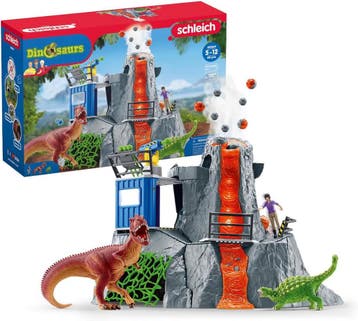 Schleich Dino Vulkaan: 34% korting retour deal, sla nu toe, Kinderen en Baby's, Speelgoed | Actiefiguren, Verzenden, Zo goed als nieuw