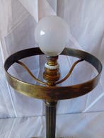 Lampe de table - Métal - Lampe vintage atmosphérique, Antiquités & Art