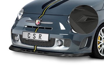 Cup spoilerlip met ABE voor Fiat 500 Abarth 595 CSL490-M, Verzenden