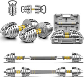 Dumbbell 30kg 3-in-1 set | Retour deal -30% | Sla toe!, Verzenden, Nieuw, Halterset