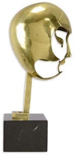 sculptuur, High-End Bronze Sculpture “Kiki de Montparnasse”
