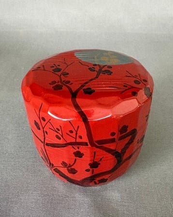 Okamoto Yosai - Theekistje / doosje - Hout, Lak, maki-e -