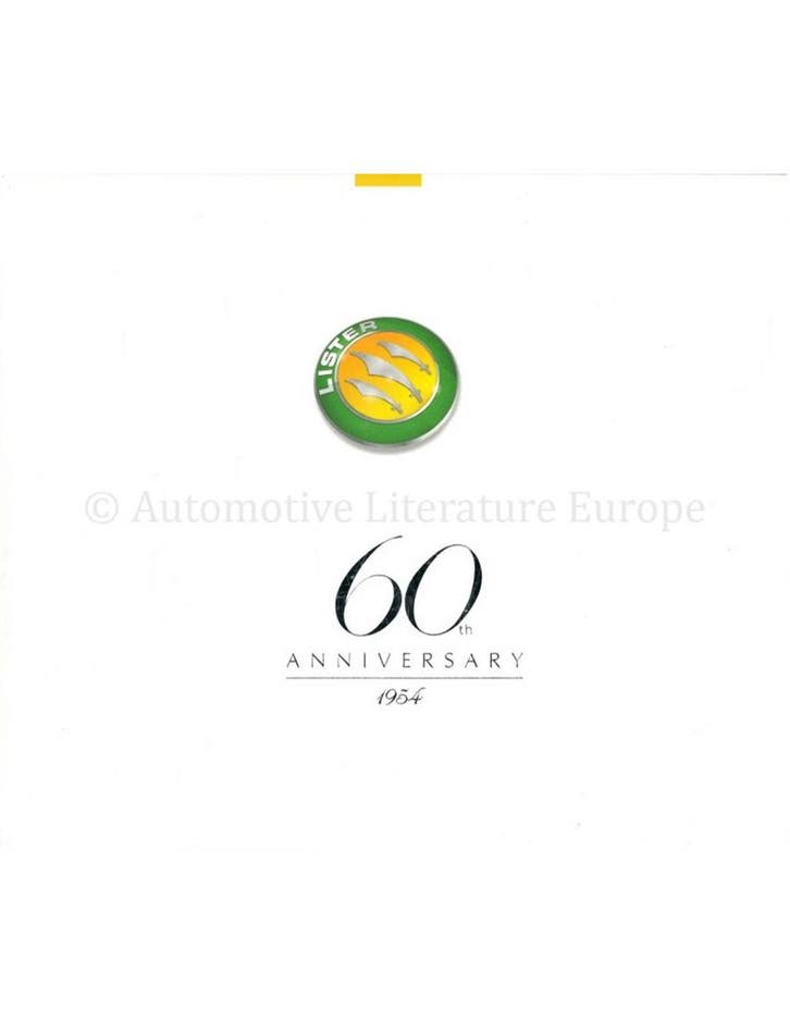 LISTER 60TH ANNIVERSARY (1954), Livres, Autos | Livres