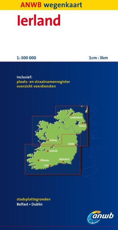 ANWB Wegenkaart Ierland 9789018036560, Boeken, Reisgidsen, Gelezen, Verzenden