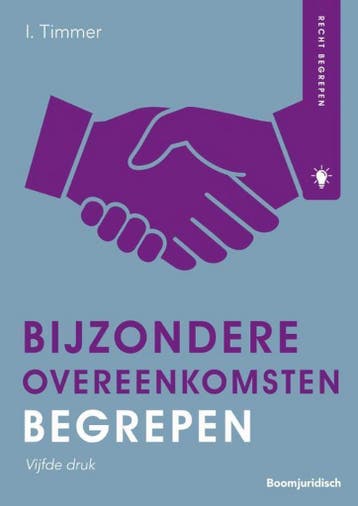 Bijzondere overeenkomsten begrepen / Recht begrepen, Verzenden, Zo goed als nieuw, Ivar Timmer