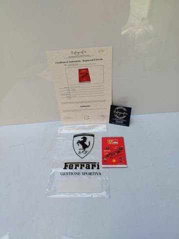 Michael Schumacher - Carnet - Signé (COA) - Ferrari - Monza