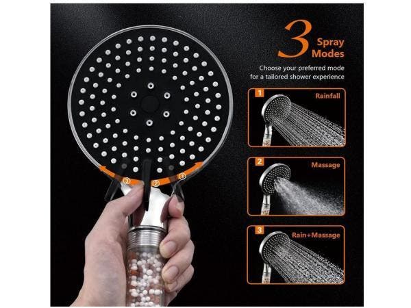 Veiling - Gefilterde douchekopset 3 sproeimodus, Doe-het-zelf en Bouw, Sanitair