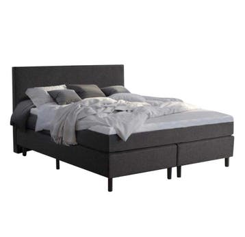 Boxspring Fanny, pocketmatras + toplaag (nieuw, A-keuze)