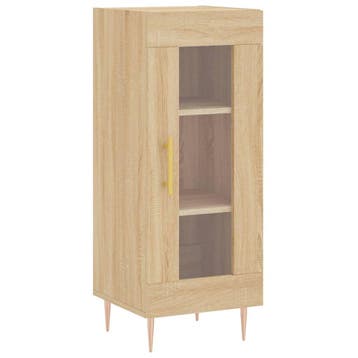 Dressoir eiken 90cm - 34% korting! Retour deal, Huis en Inrichting, Kasten | Dressoirs, Minder dan 50 cm, Verzenden, Zo goed als nieuw