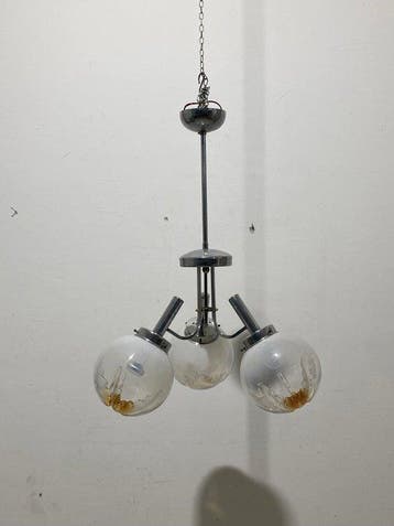 Lustre - Verre, Chrome, Antiek en Kunst