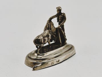 Pedro Duran - Beeldje - Miniaturas de plata .925 - Toreros