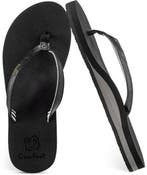 2dekans | Slippers Dames - Sandalen - Zwart - Maat 41 -, Kleding | Dames, Ophalen of Verzenden, Nieuw