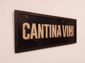 marchesini insegne Rovigo - enseigne en fer pour cave à vins