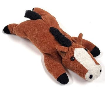 Edison Happy Tails knuffel paard, beige, Verzenden, Nieuw