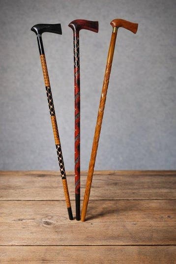 Wandelstok (3) - Hout, Antiek en Kunst
