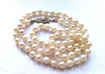 Sans prix de réserve - Collier de perles Perles Akoya - or