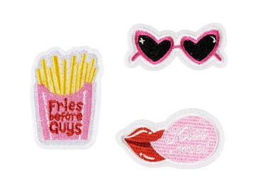 Stijk Embleem Kiss Me 3st, Verzenden