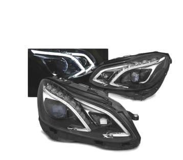 Phares Pour Mercedes W212 13-16 Tru Drl Noir, Verzenden