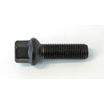 H&R Wielbout bolkonisch R14 M14x1.50 - Lengte 43mm - Zwart, Auto-onderdelen, Verzenden, Nieuw
