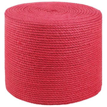 vidaXL Jute Touw Rood 100% Tossa jute, Verzenden