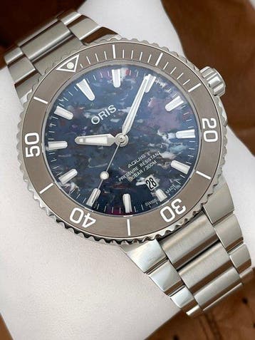 Oris - Aquis Date Upcycle Automatic - 01 733 7766 4150-Set -, Nieuw