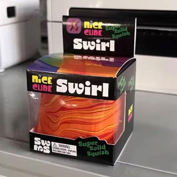 Nice Cube - Kubus Stressbal Knijpspeelgoed - Kneed - Squishy, Verzenden, Nieuw