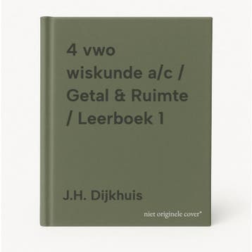 4 vwo wiskunde a/c / Getal & Ruimte / Leerboek 1, Boeken, Verzenden, Gelezen, J.H. Dijkhuis