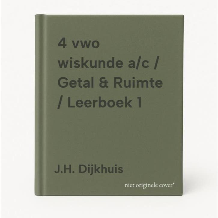 4 vwo wiskunde a/c / Getal & Ruimte / Leerboek 1, Boeken, Wetenschap, Gelezen, Verzenden