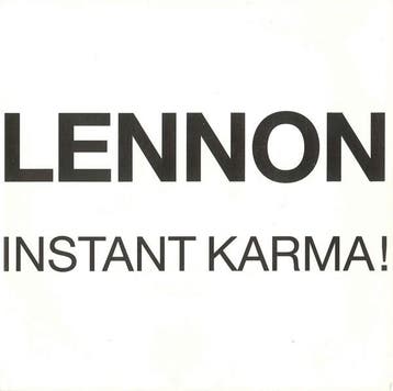 Lennon - Instant Karma!, Verzenden