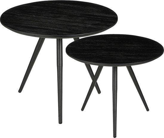 2dekans | Mica Decorations Jailey Bijzettafel - Set van 2 -, Huis en Inrichting, Tafels | Salontafels, Ophalen of Verzenden