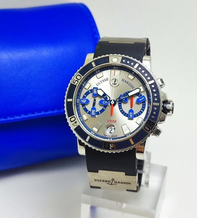 Ulysse Nardin - Maxi Marine Diver Chronograph - 8003-102 -, Bijoux, Sacs & Beauté, Montres | Hommes