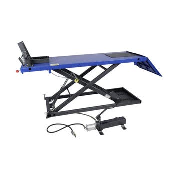 Motorheftafel kruis 675kg hydraulisch en pneumatisch, Doe-het-zelf en Bouw, Ophalen of Verzenden, Nieuw