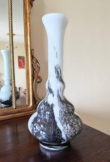 Vaas - Glas - Italiaanse kunst 70 - 46 cm