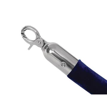Afzetkoord Blauw | Polyester en zink | 150(l) x 3,2(Ø)cm, Verzenden, Nieuw in verpakking