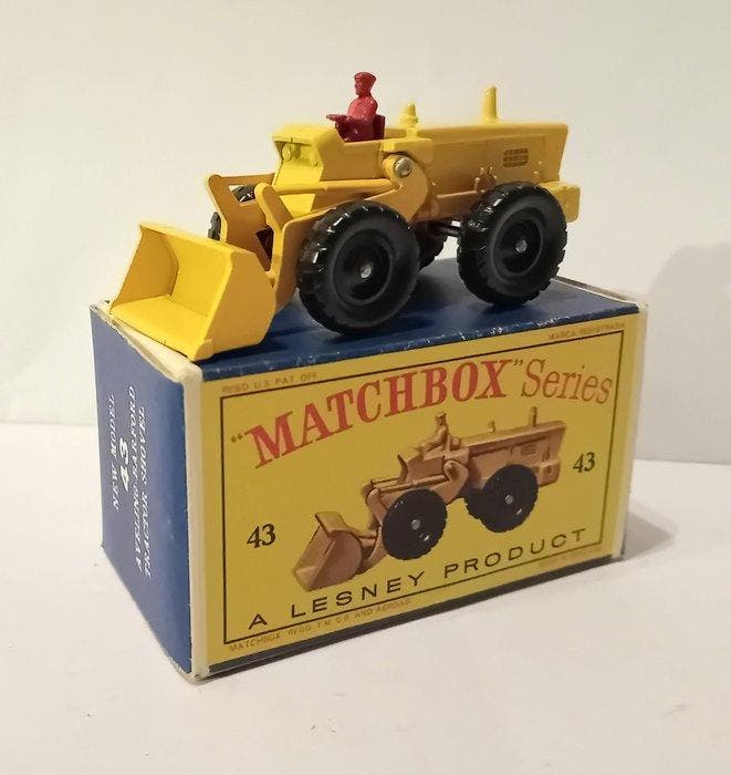 Matchbox 1:64 - Model grondwerkmachine - Aveling Barford, Hobby en Vrije tijd, Modelauto's | 1:5 tot 1:12