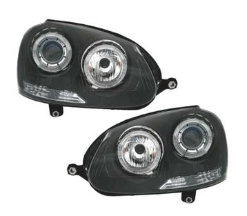 PHARES VOLKSWAGEN VW GOLF 5 03-08 ANGEL EYES FOND NOIR, Auto-onderdelen, Verzenden, Nieuw