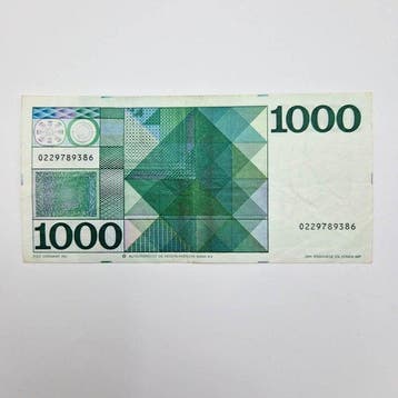 Nederland. - 1000 Gulden - 1972 - PL128 (Zonder