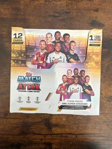 Topps - 6 Box - Adrenalyn XL - Match Attax-Championsleauge