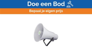Bieden: Jagro Horn Speaker 100V white DK10-PP, Ophalen of Verzenden, Nieuw