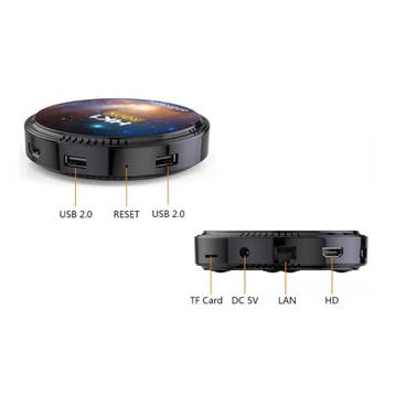 HK1 RBOX TV Box - Mediaspeler Android Kodi 4K - 4GB RAM -, TV, Hi-fi & Vidéo, Accessoires de télévision, Verzenden