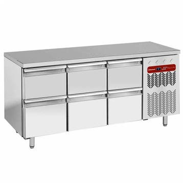 Koelwerkbank | Energiezuinig | 405L | 6 Laden (1/1 GN) |, Verzenden, Nieuw in verpakking