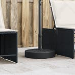 vidaXL Parasolvoet voor stokken van Ø38 / 48 mm 25 kg rond, Verzenden