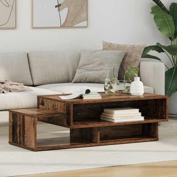 vidaXL Salontafel Oudhout 105 x 50 x 32,5 cm Bewerkt hout, Verzenden