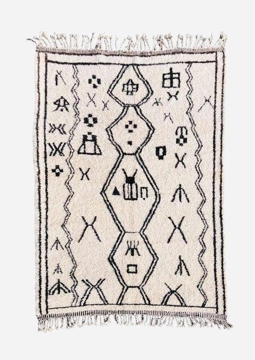 Marokkaans Beni Ourain woltapijt - Vloerkleed - 300 cm - 200, Maison & Meubles, Ameublement | Tapis & Moquettes