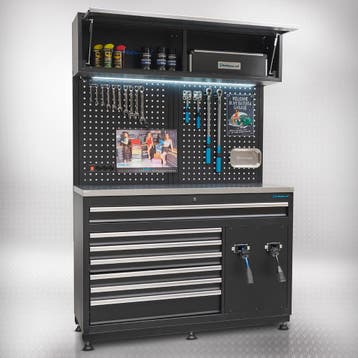 Datona Premium werkplaatsinrichting RVS met extra brede, Ophalen of Verzenden, Nieuw